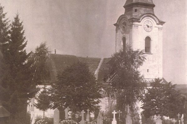 Kostel v roce 1928