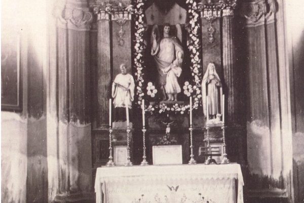 Oltář sv. Anděle Strážného v Epištolní kapli (1928)