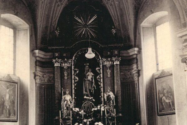 Oltář sv. Panny Marie v Evangelijní kapli (1928)